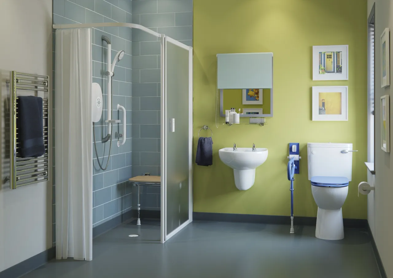 dementia friendly accessible bathroom wet room