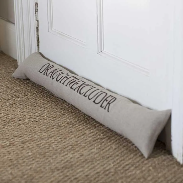 Draught excluder door keep warm winter